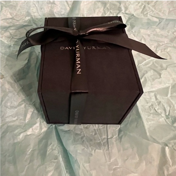 Authentic David Yurman,16 inch,cable silver necklace..includes dust bag and box. - Picture 3 of 6